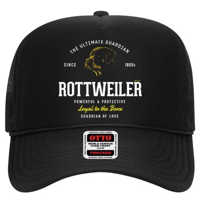 Vintage Styled Retro Rottweiler Trucker Hat