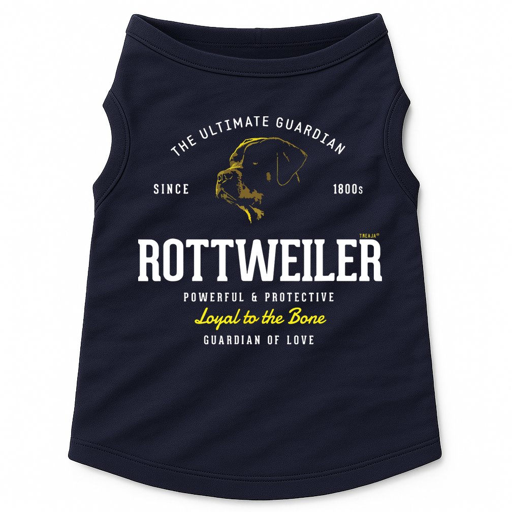 Vintage Styled Retro Rottweiler Doggie Tank
