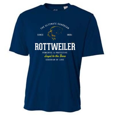 Vintage Styled Retro Rottweiler Cooling Performance Crew T-Shirt