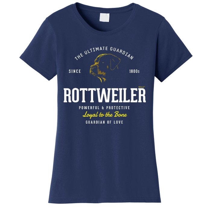 Vintage Styled Retro Rottweiler Women's T-Shirt