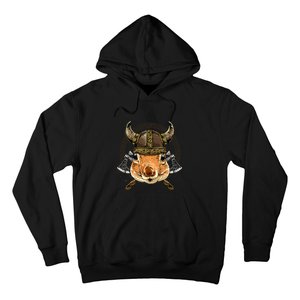 Viking Squirrel Renaissance Norse Pagan Valhalla Animal Hoodie