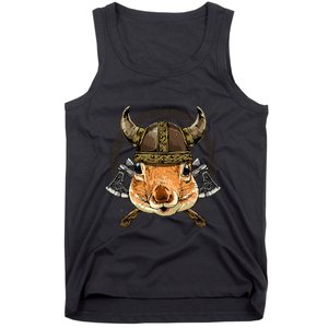 Viking Squirrel Renaissance Norse Pagan Valhalla Animal Tank Top