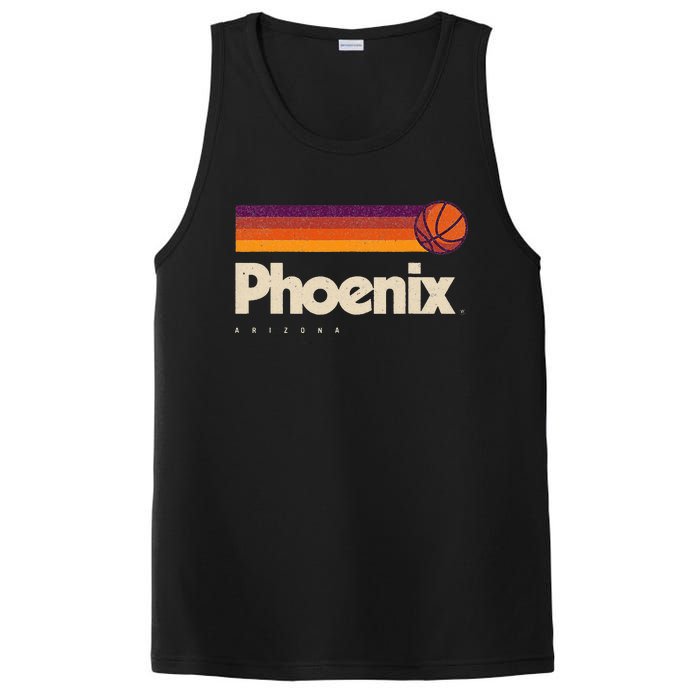 Vintage Sunset Retro Phoenix Arizona Design PosiCharge Competitor Tank