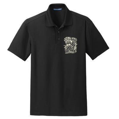 VIntage Skull Rider Arizona Motorcycle Rally 2025 Biker  Dry Zone Grid Polo