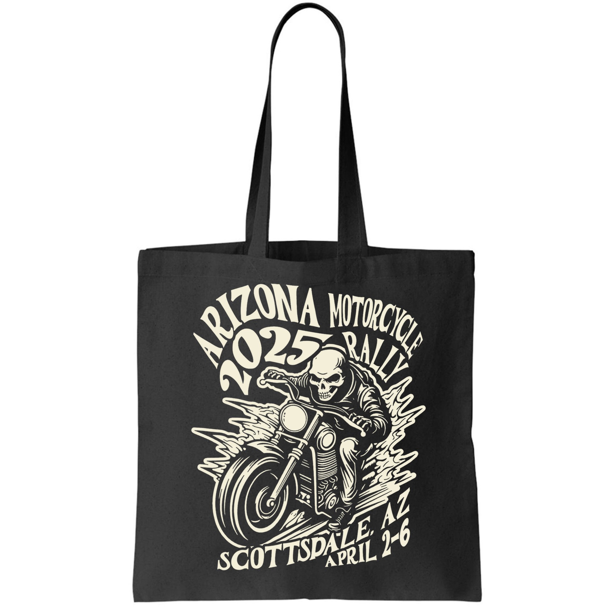 VIntage Skull Rider Arizona Motorcycle Rally 2025 Biker  Bag