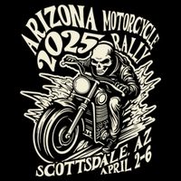 VIntage Skull Rider Arizona Motorcycle Rally 2025 Biker  Bag
