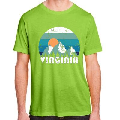 Virginia State Retro Vintage Adult ChromaSoft Performance T-Shirt