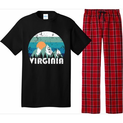 Virginia State Retro Vintage Pajama Set