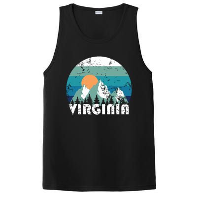 Virginia State Retro Vintage PosiCharge Competitor Tank