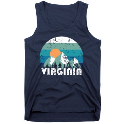 Virginia State Retro Vintage Tank Top