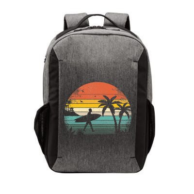 Vintage Surfing Retro Surf Style Palm Tree For Surfers Vector Backpack