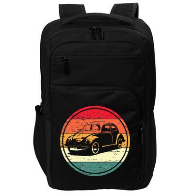 Vintage Sun Retro Sunset Tuning Beetle Car Vintage Car Impact Tech Backpack