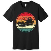 Vintage Sun Retro Sunset Tuning Beetle Car Vintage Car Premium T-Shirt