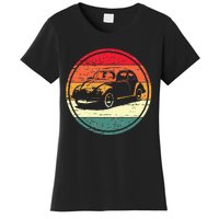 Vintage Sun Retro Sunset Tuning Beetle Car Vintage Car Women's T-Shirt