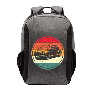 Vintage Sun Retro Sunset Tuning Beetle Car Vintage Car Vector Backpack