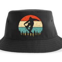 Vintage Snowboarding Retro Snowboard Sustainable Bucket Hat