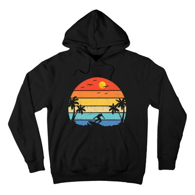 Vintage Surfer Retro Surfing Beach Surf Hoodie