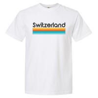 Vintage Switzerland Retro Design Garment-Dyed Heavyweight T-Shirt