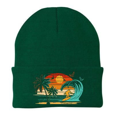 Vintage Surfer Retro Surfing Beach Surf Knit Cap Winter Beanie