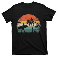 Vintage Surfing Retro Surf Style Palm Tree For Surfers T-Shirt