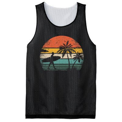 Vintage Surfing Retro Surf Style Palm Tree For Surfers Mesh Reversible Basketball Jersey Tank