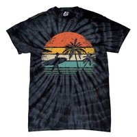 Vintage Surfing Retro Surf Style Palm Tree For Surfers Tie-Dye T-Shirt