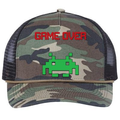 Vintage Style Retro Gaming Gift Video Games Gift Retro Rope Trucker Hat Cap