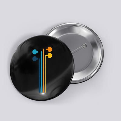 Violin Strings Retro Orchestra Violin Player Violin Lover Button