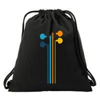 Violin Strings Retro Orchestra Violin Player Violin Lover Drawstring Bag