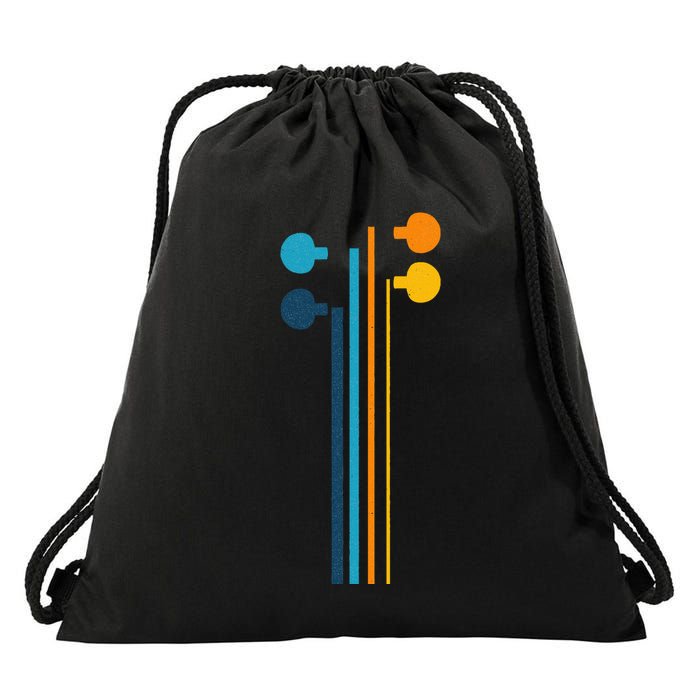 Violin Strings Retro Orchestra Violin Player Violin Lover Drawstring Bag