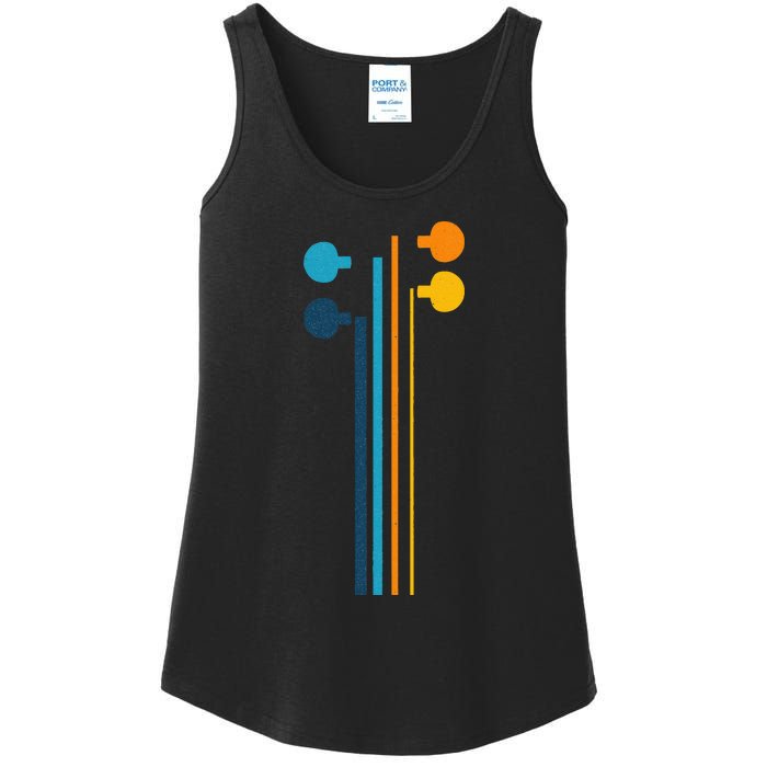 Violin Strings Retro Orchestra Violin Player Violin Lover Ladies Essential Tank