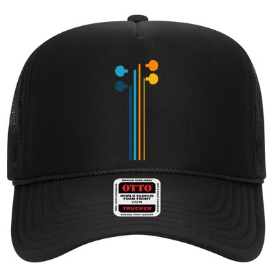 Violin Strings Retro Orchestra Violin Player Violin Lover Trucker Hat