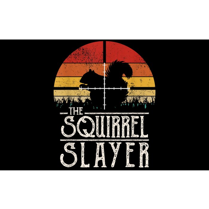 Vintage Sunset Retro Style Squirrel Hunting Squirrel Slayer Bumper Sticker