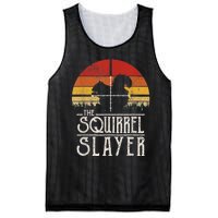 Vintage Sunset Retro Style Squirrel Hunting Squirrel Slayer Mesh Reversible Basketball Jersey Tank