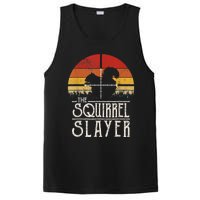 Vintage Sunset Retro Style Squirrel Hunting Squirrel Slayer PosiCharge Competitor Tank