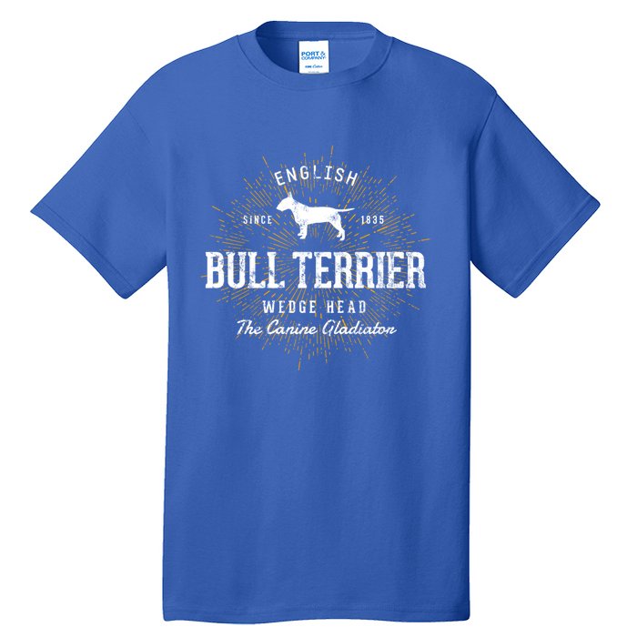 Vintage Style Retro Bull Terrier Gift Tall T-Shirt