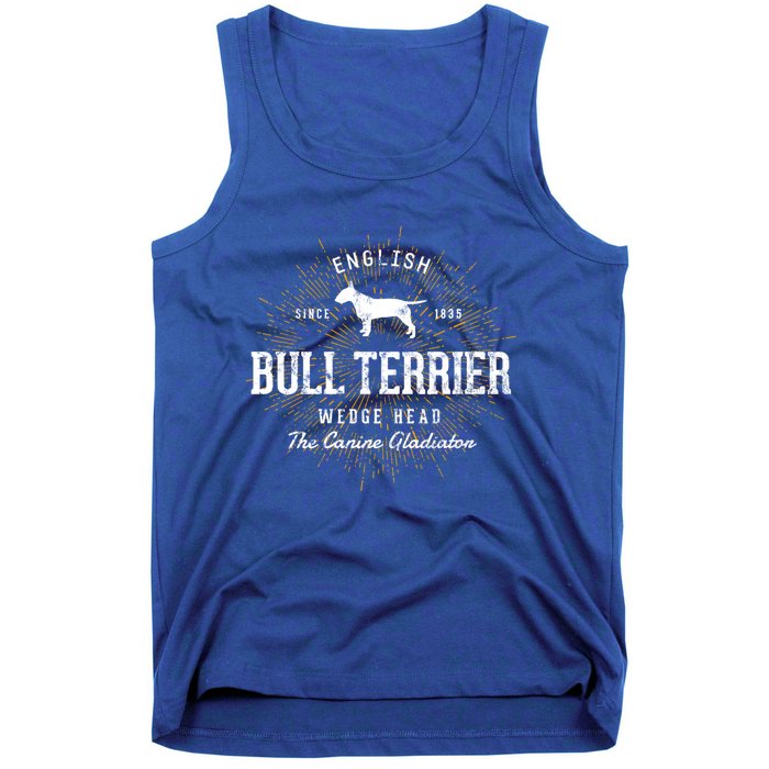 Vintage Style Retro Bull Terrier Gift Tank Top