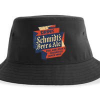 Vintage SchmidtS Retro Defunct Beer And Ale Sustainable Bucket Hat