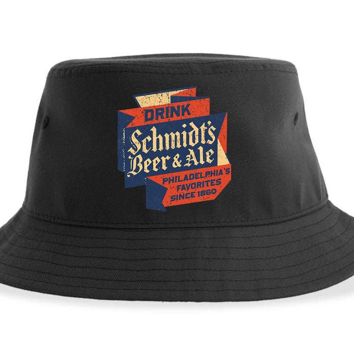 Vintage SchmidtS Retro Defunct Beer And Ale Sustainable Bucket Hat