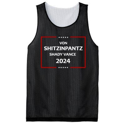 Von Shitzinpantz Shady Vance 2024 Mesh Reversible Basketball Jersey Tank