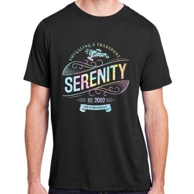 Vintage Serenity Smuggling And Transport Firefly Tie Dye Adult ChromaSoft Performance T-Shirt