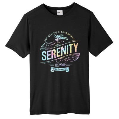 Vintage Serenity Smuggling And Transport Firefly Tie Dye Tall Fusion ChromaSoft Performance T-Shirt