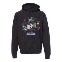 Vintage Serenity Smuggling And Transport Firefly Tie Dye Premium Hoodie