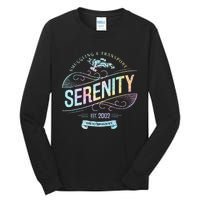 Vintage Serenity Smuggling And Transport Firefly Tie Dye Tall Long Sleeve T-Shirt