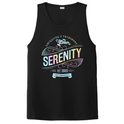 Vintage Serenity Smuggling And Transport Firefly Tie Dye PosiCharge Competitor Tank