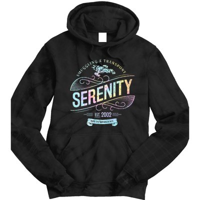 Vintage Serenity Smuggling And Transport Firefly Tie Dye Tie Dye Hoodie