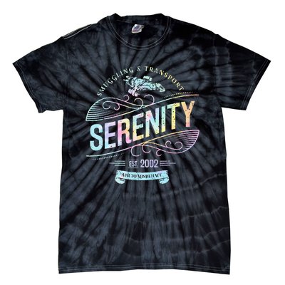 Vintage Serenity Smuggling And Transport Firefly Tie Dye Tie-Dye T-Shirt