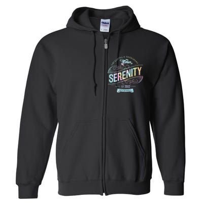 Vintage Serenity Smuggling And Transport Firefly Tie Dye Full Zip Hoodie