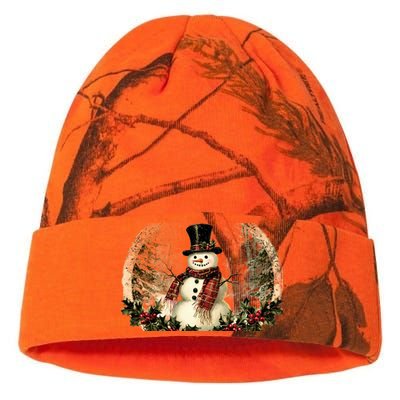 Vintage Snowman Scene Kati Licensed 12" Camo Beanie