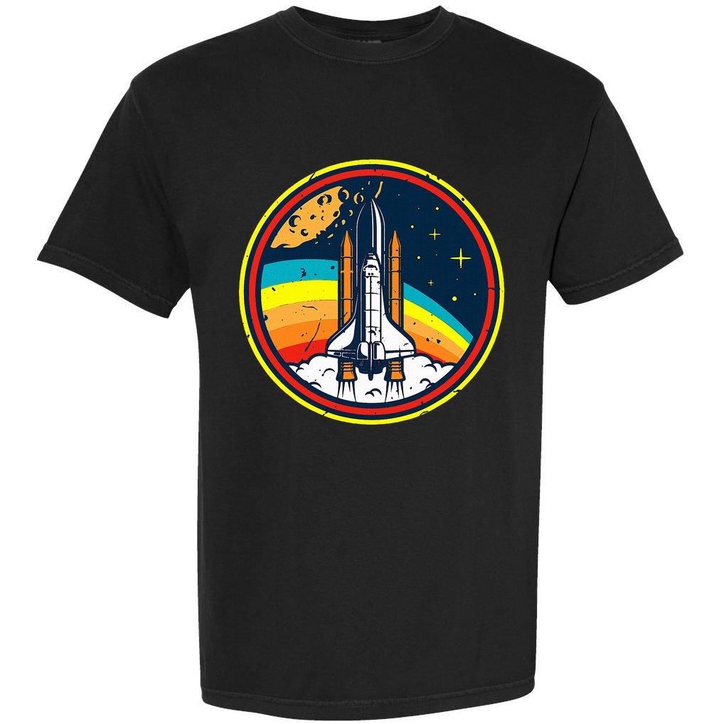Vintage Space Shuttle Space Lover & Astronomy Stargazer Comfort Colors T-Shirt